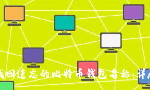 :
如何找回遗忘的比特币钱包名称：详尽指南